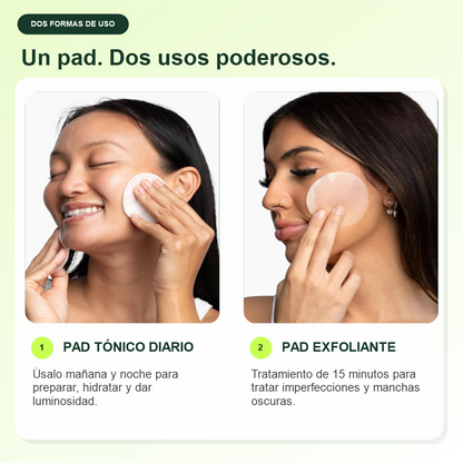 Toner Pads con Esencia Multiactiva + Lip Mask GRATIS