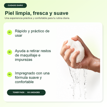 Toner Pads con Esencia Multiactiva + Lip Mask GRATIS