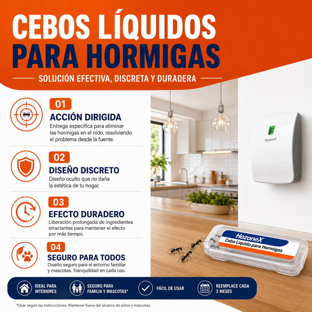 Cebo Líquido Anti-Hormigas + Guía Gratis🎁| Elimina la Colonia Completa — 4 Unidades