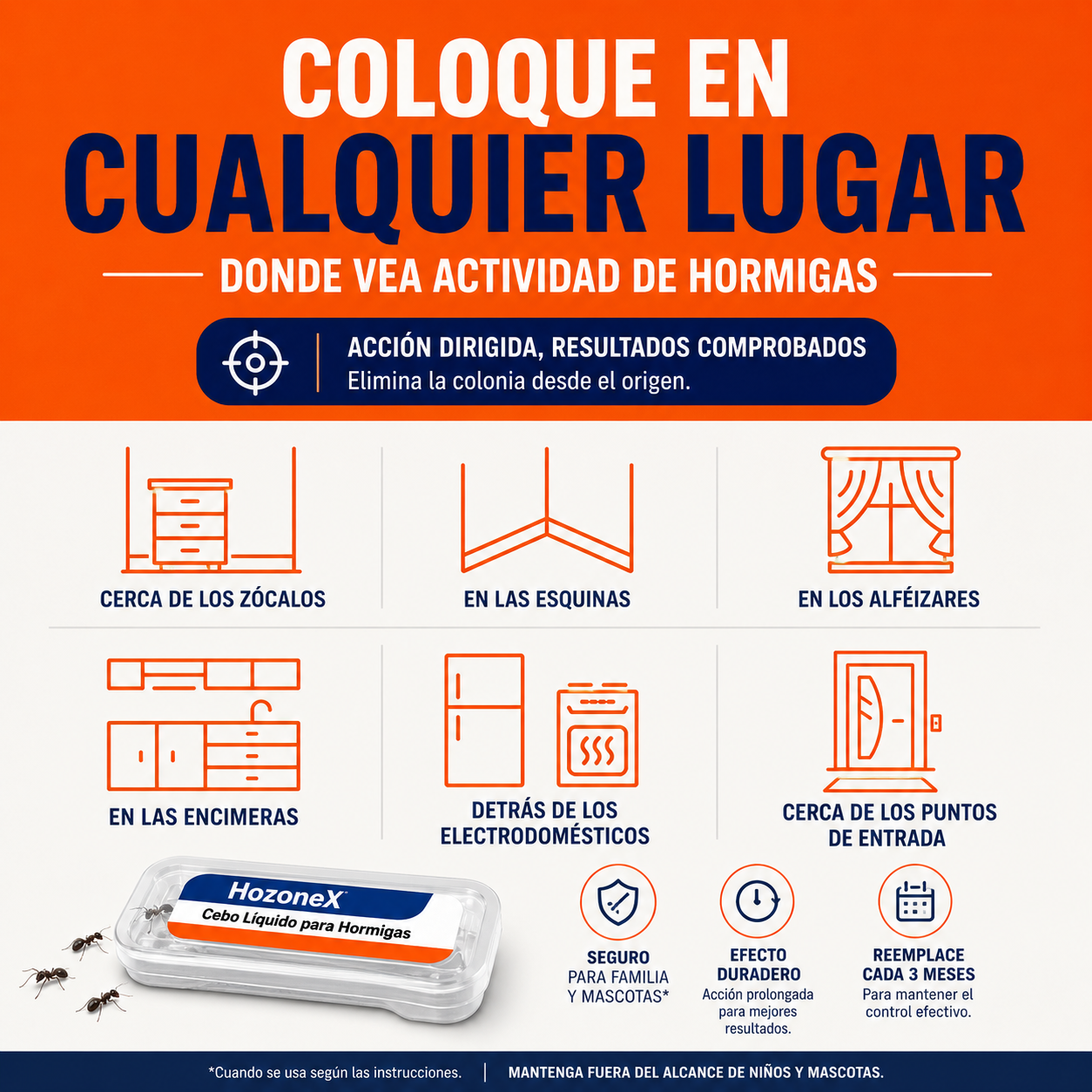 Cebo Líquido Anti-Hormigas + Guía Gratis🎁| Elimina la Colonia Completa — 4 Unidades