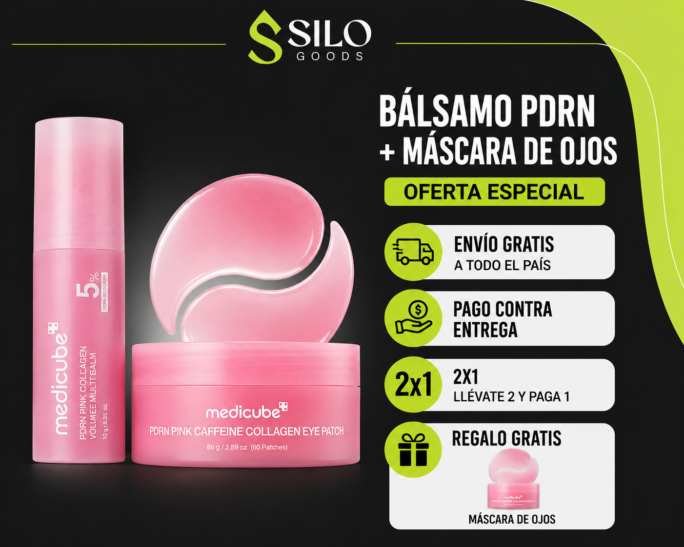 Bálsamo PDRN Colágeno + Máscara de Ojos de Regalo