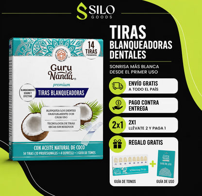 Tiras Blanqueadoras Silo — Sonrisa Visiblemente Más Clara