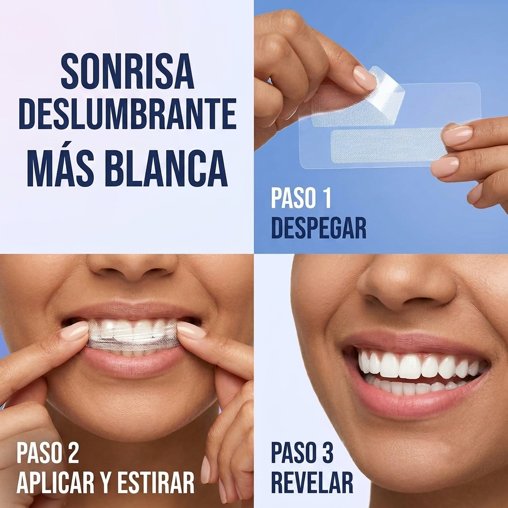 Tiras Blanqueadoras Silo — Sonrisa Visiblemente Más Clara