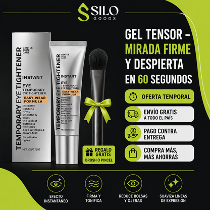 Gel tensor — mirada firme y despierta en 60 segundos